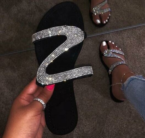 Ladies Diamond Sandals