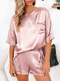 Summer Satin Pajamas Set