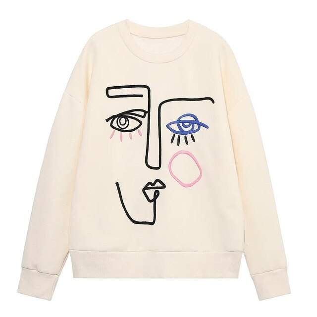 Women Fashion Printing Sweatshirts