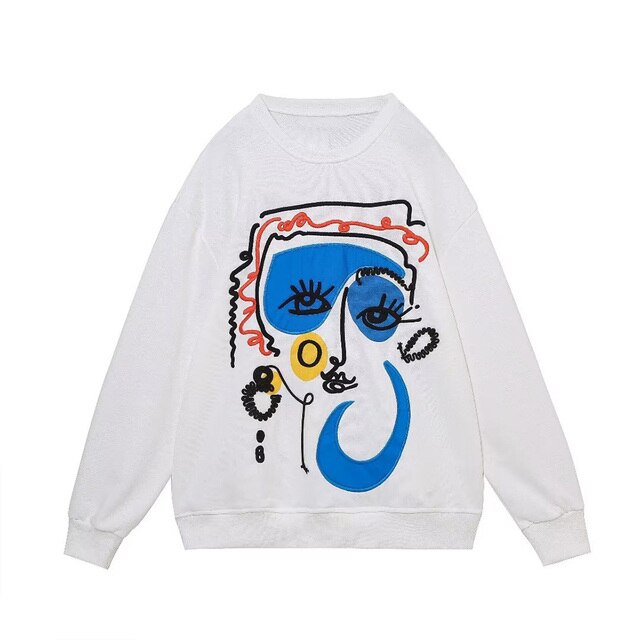 Women Fashion Printing Sweatshirts