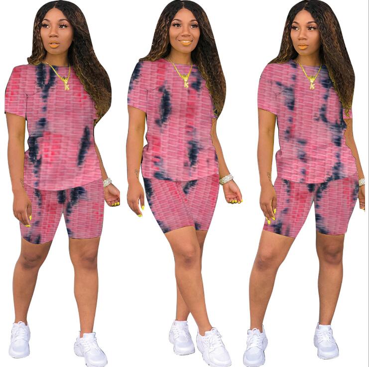 Seamless Yoga / Gym Set Print Clothing Fitness Leggings Shirts Sport Suit