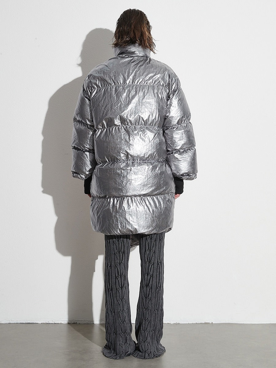 Bright Ribbon Cotton Padded Winter Coat