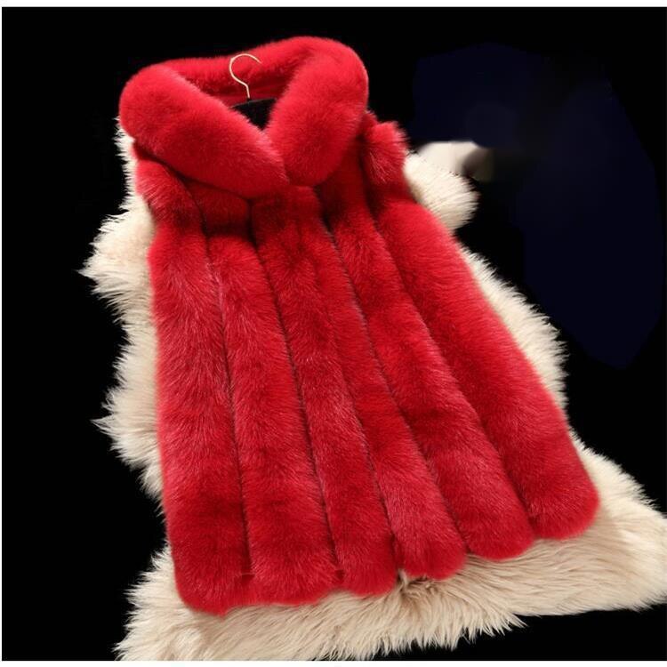 Winter Hooded Luxury Fur Vest