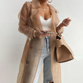 Women Fashion See Through Jacket