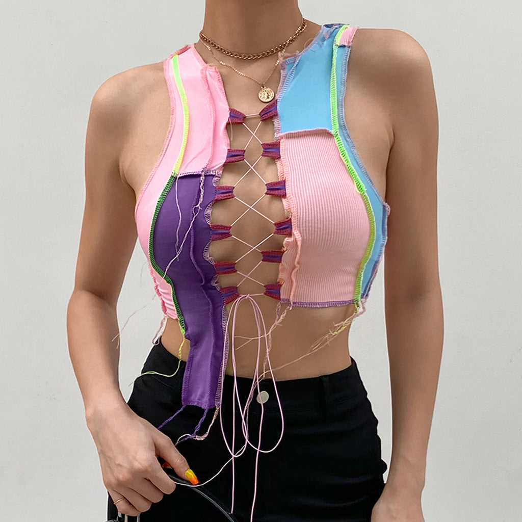 Multi-Color Crop Tank Top