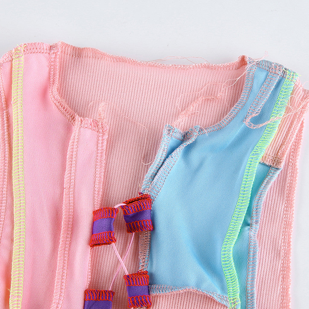 Multi-Color Crop Tank Top